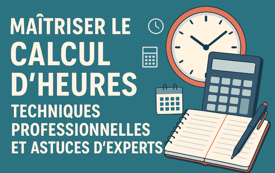 Techniques professionnelles pour maîtriser le calcul d'heures
